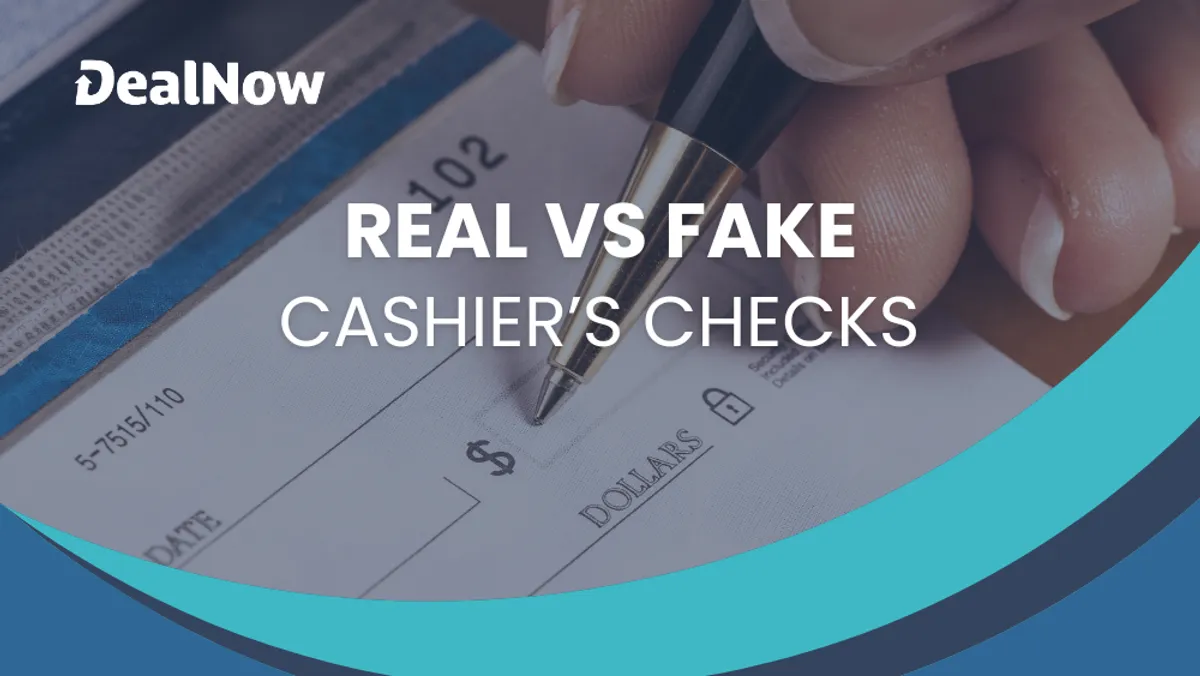 Real vs. Fake Cashier’s Checks